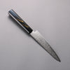 Kanjyo SG2 Damascus Petty-Utility  150mm Dark Blue and Gold Lacquered Handle - Japanny - Best Japanese Knife