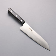  Seisuke SLD Migaki Polish Finish Santoku  180mm Black Pakka wood Handle - Japanny - Best Japanese Knife