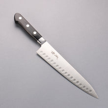  Seisuke Swedish Steel-stn Gyuto Salmon 210mm Black Pakka wood Handle - Japanny - Best Japanese Knife