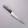 Sakai Takayuki Rinnou VG10 33 Layer Damascus Petty-Utility 180mm Purple Lacquered Handle - Japanny - Best Japanese Knife