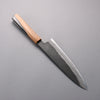 Tomoe Hozan White Steel No.2 Black Finished Gyuto  210mm Olive Tree and Black Resin Handle - Japanny - Best Japanese Knife