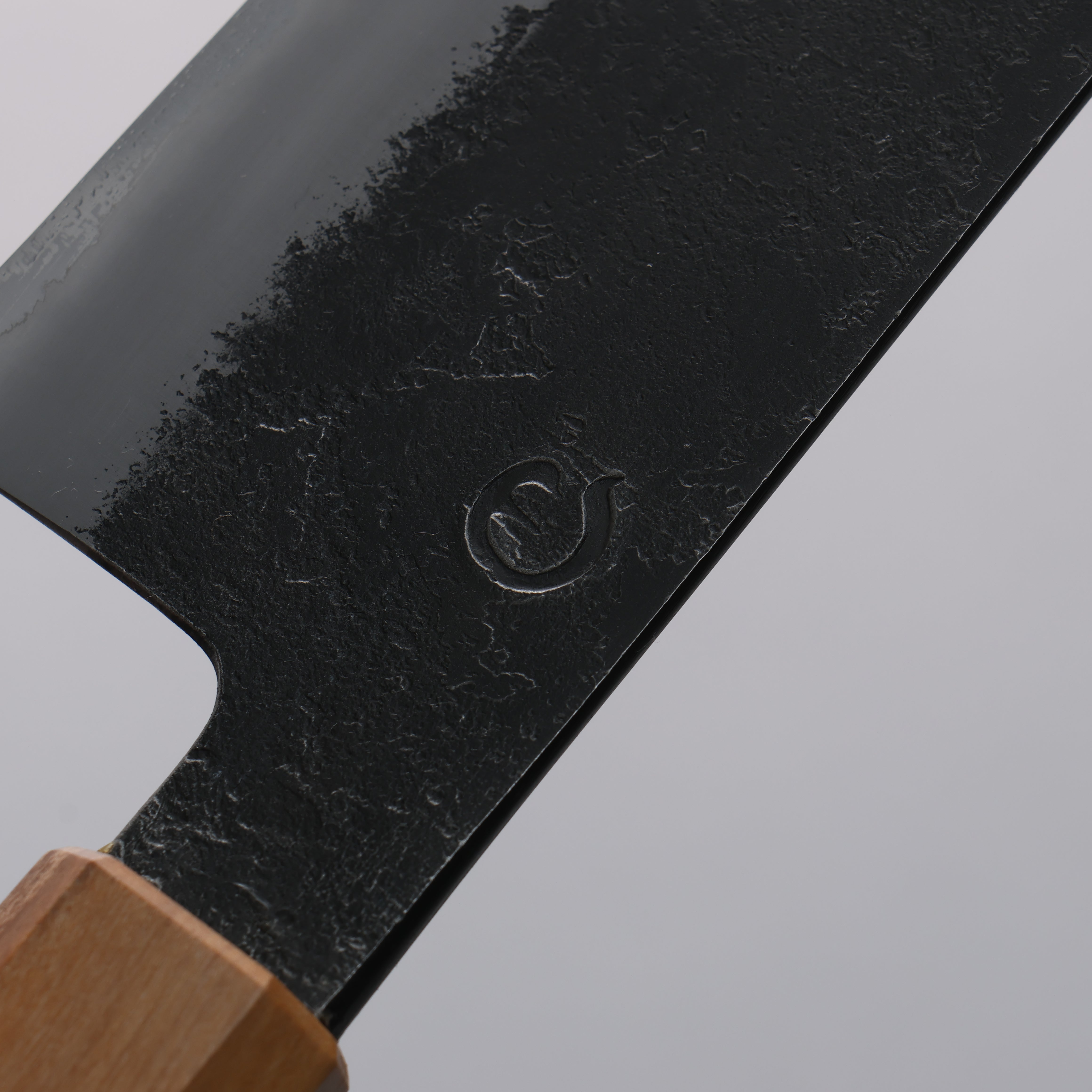 Hozantomoe White Steel No.2 Black Finished Gyuto 240mm Olive Tree and Black Resin Handle - Japanny - Best Japanese Knife