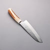 Sakai Takayuki VG10 33 Layer Damascus Santoku 180mm Cow Bone Handle with Sheath - Japanny - Best Japanese Knife