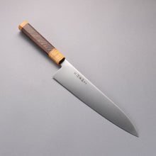  Sakai Takayuki Antares Topaz Uddeholm Swedish stain-resistant steel Gyuto 240mm Wenge (Double Yellow Ring) Handle - Japanny - Best Japanese Knife