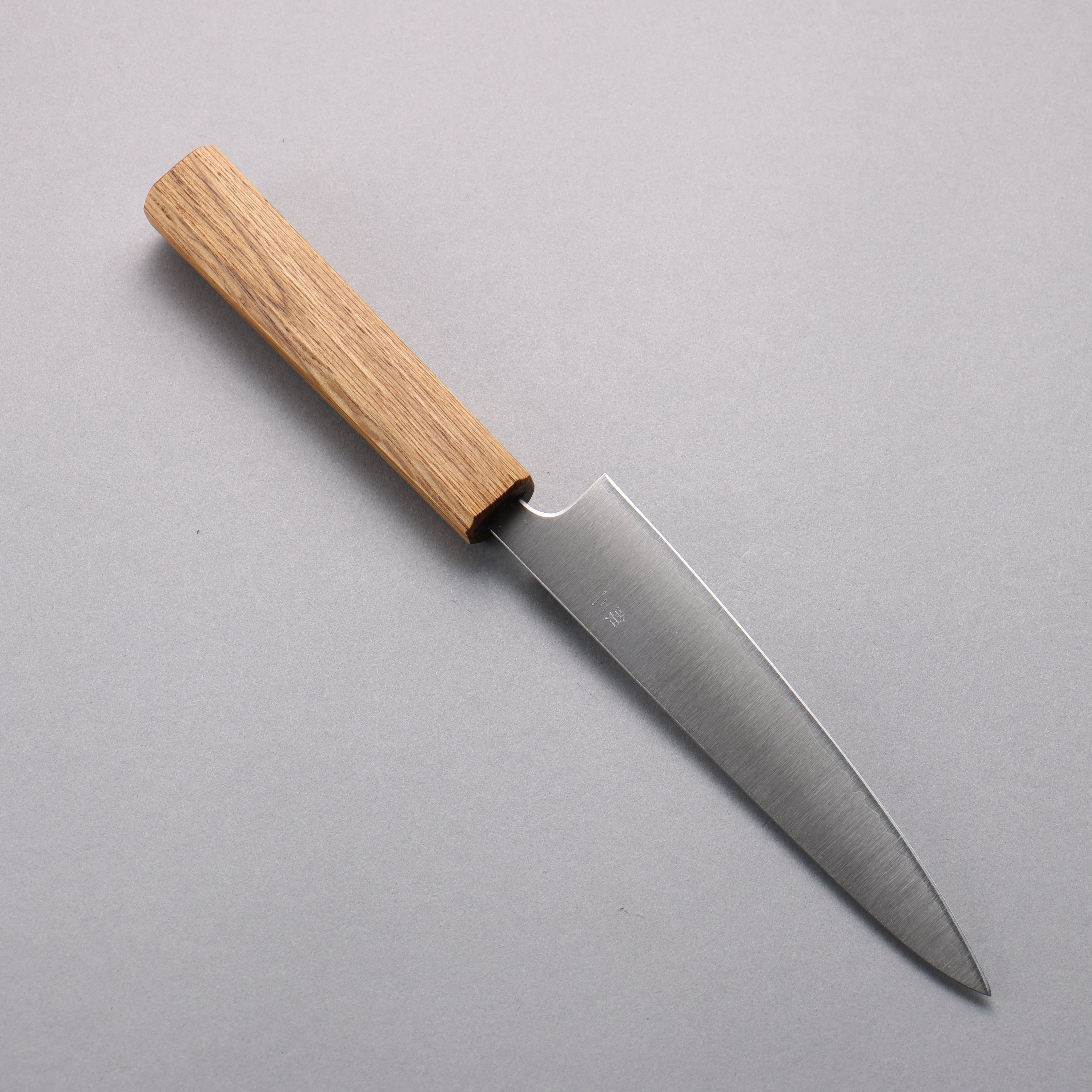 Seisuke Silver Steel No.3 Migaki Polish Finish Petty-Utility  150mm White Oak Handle - Japanny - Best Japanese Knife