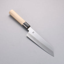  Kikuzuki White Steel No.2 Kasumitogi Kiritsuke Santoku 180mm Magnolia Handle - Japanny - Best Japanese Knife