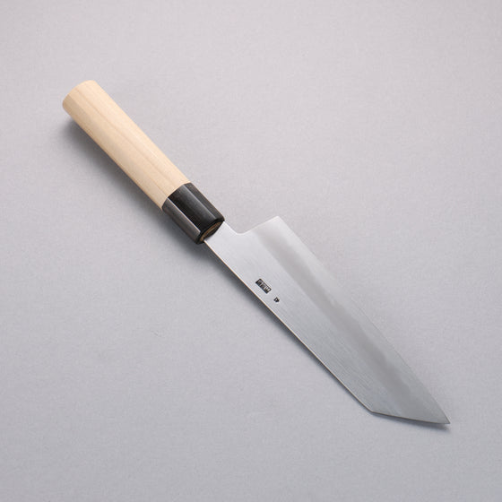 Kikuzuki White Steel No.2 Kasumitogi Kiritsuke Santoku 180mm Magnolia Handle - Japanny - Best Japanese Knife