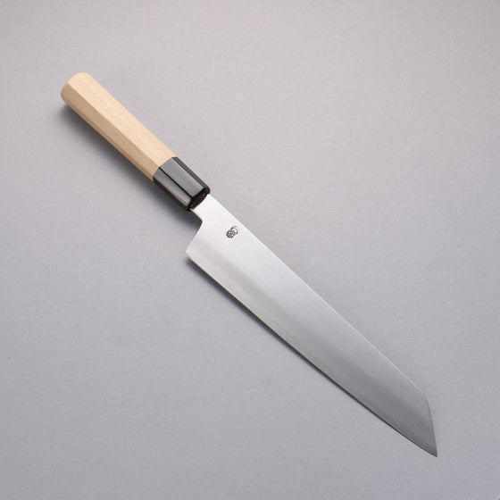 Kikuzuki White Steel No.2 Kasumitogi Kiritsuke Gyuto 240mm Magnolia Handle - Japanny - Best Japanese Knife