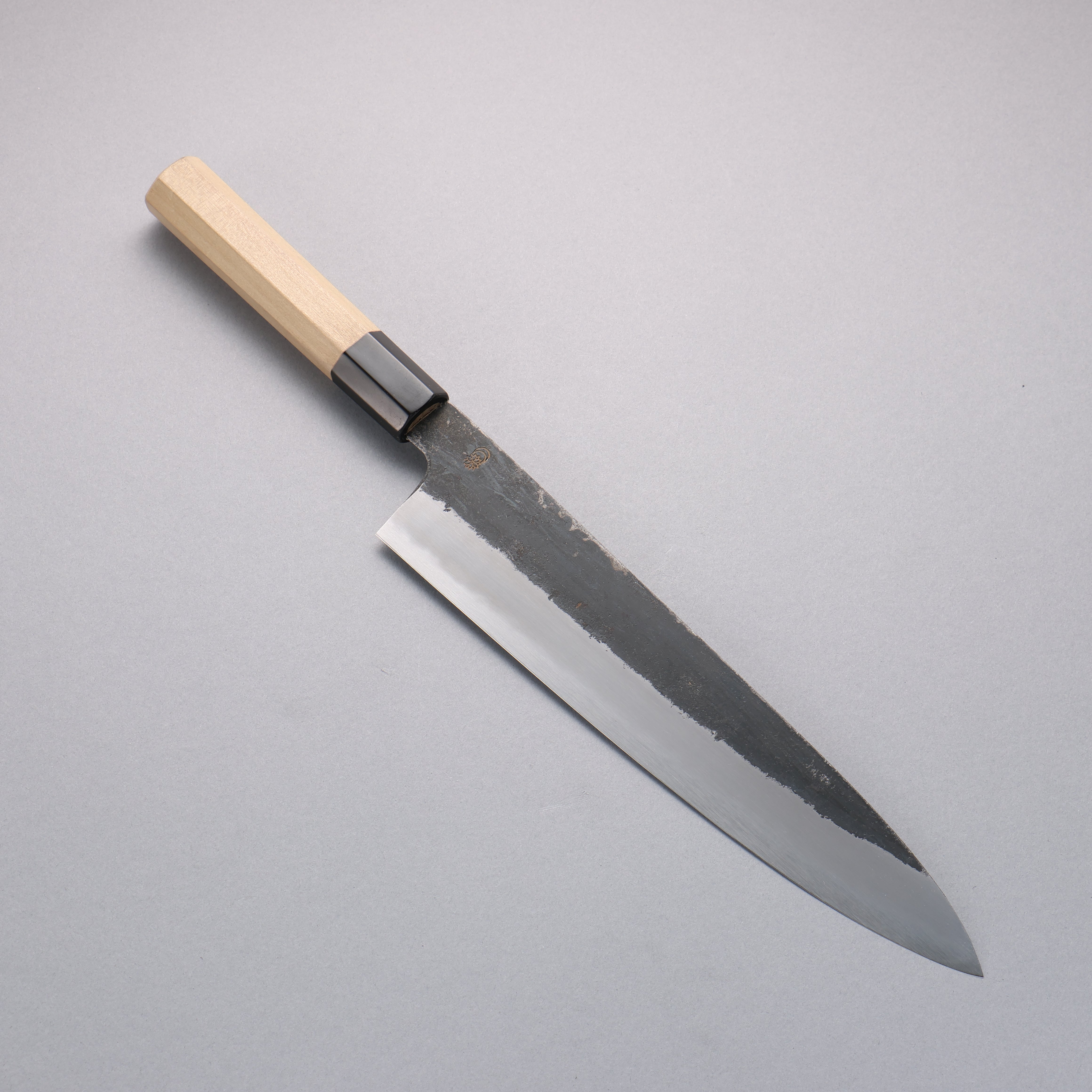 Kikuzuki White Steel No.2 Black Finished Gyuto 270mm Magnolia Handle - Japanny - Best Japanese Knife
