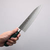 Sakai Takayuki VG10 17 Layer Damascus Gyuto 180mm Green Pakka wood Handle - Japanny - Best Japanese Knife