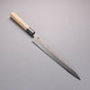 Kikuzuki White Steel No.2 Nashiji Yanagiba 240mm Magnolia Handle - Japanny - Best Japanese Knife