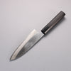 Minamoto Akitada White Steel No.2 Kasumitogi Santoku  180mm Ebony Wood Handle - Japanny - Best Japanese Knife