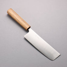  Seisuke Silver Steel No.3 Migaki Finished Nakiri  165mm White Oak Handle - Japanny - Best Japanese Knife