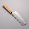 Seisuke Silver Steel No.3 Migaki Finished Nakiri  165mm White Oak Handle - Japanny - Best Japanese Knife