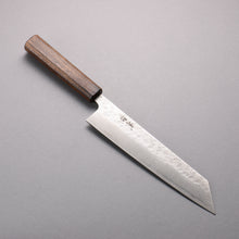  Seisuke Stainless Steel 440C Hammered Damascus Kiritsuke Gyuto  210mm Oak Handle - Japanny - Best Japanese Knife