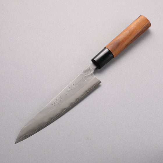 Nao Yamamoto Silver Steel No.3 Nashiji Petty-Utility  160mm Walnut Handle - Japanny - Best Japanese Knife