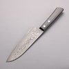 Nao Yamamoto VG10 Black Damascus Santoku  170mm Black Pakka wood Handle - Japanny - Best Japanese Knife