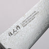 Kajin ZDP189 Damascus Migaki Finished Santoku  165mm Corian with Turquoise Inlay Handle - Japanny - Best Japanese Knife