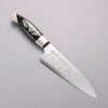 Kajin ZDP189 Damascus Migaki Finished Santoku  165mm Abalone Inlay Handle - Japanny - Best Japanese Knife