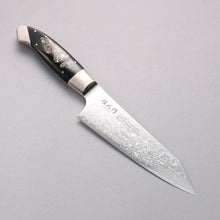  Kajin ZDP189 Damascus Migaki Finished Bunka  165mm Abalone Inlay Handle - Japanny - Best Japanese Knife