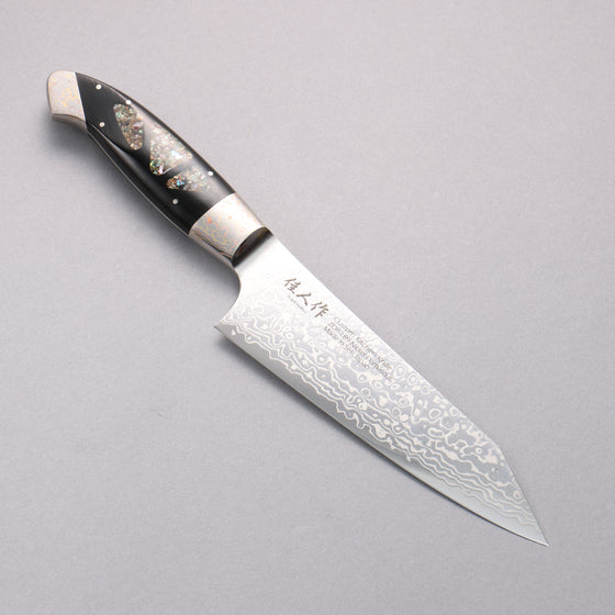 Kajin ZDP189 Damascus Migaki Finished Bunka  165mm Abalone Inlay Handle - Japanny - Best Japanese Knife