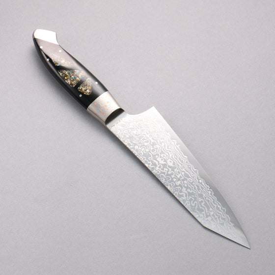 Kajin ZDP189 Damascus Migaki Finished Bunka  165mm Abalone Inlay Handle - Japanny - Best Japanese Knife