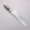 Kajin ZDP189 Damascus Migaki Finished Kiritsuke Gyuto  210mm Abalone Inlay Handle - Japanny - Best Japanese Knife