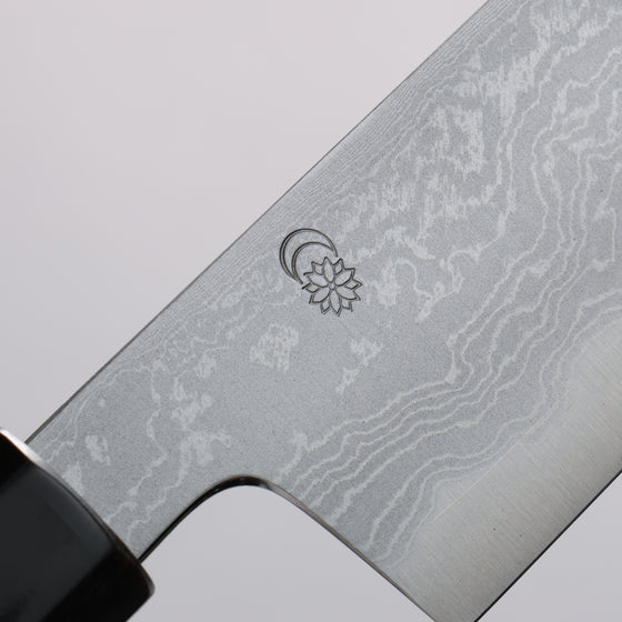 Kikuzuki Blue Steel No.1 Damascus Kiritsuke Gyuto 270mm Magnolia Handle - Japanny - Best Japanese Knife