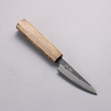  Oul Blue Super Black Nashiji Petty-Utility  80mm Oak Handle - Japanny - Best Japanese Knife