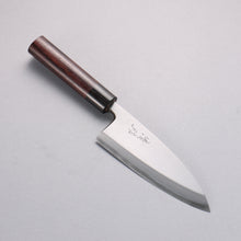  Seisuke Blue Steel Kasumitogi Deba 150mm Rosewood Handle - Japanny - Best Japanese Knife