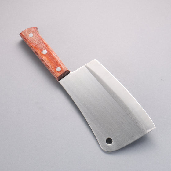 Seisuke Stainless Steel Chopper 170mm Brown Pakka wood Handle - Japanny - Best Japanese Knife