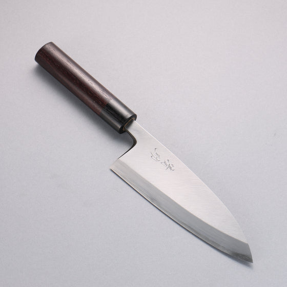 Seisuke Blue Steel Kasumitogi Deba 165mm Rosewood Handle - Japanny - Best Japanese Knife