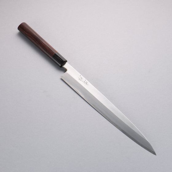 Seisuke White Steel Kasumitogi Yanagiba 270mm Rosewood Handle - Japanny - Best Japanese Knife