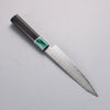 Seisuke AUS10 Mirror Crossed Petty-Utility  150mm Rosewood (ferrule: Green Pakka wood) Handle - Japanny - Best Japanese Knife