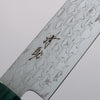 Seisuke AUS10 Mirror Crossed Petty-Utility  150mm Rosewood (ferrule: Green Pakka wood) Handle - Japanny - Best Japanese Knife