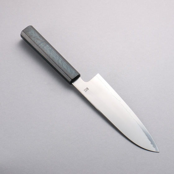 Naohito Myojin SG2 Kasumitogi Santoku  170mm Oak (Indigo Dyed) Handle - Japanny - Best Japanese Knife