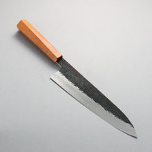  Isamitsu Abe White Steel No.1 Hammered Gyuto  240mm Japanese Elm (pentagonal) Handle - Japanny - Best Japanese Knife