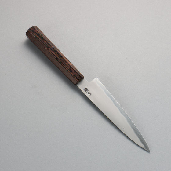 Sakai Takayuki Sanpou White Steel No.2 Matte Petty-Utility  150mm Wenge Handle - Japanny - Best Japanese Knife