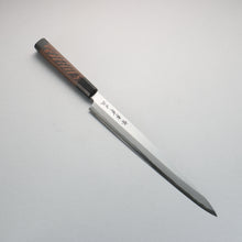  Sakai Takayuki Tokujyo White Steel No.2 Yanagiba Wenge with Double Water Buffalo Ring Handle - Japanny - Best Japanese Knife