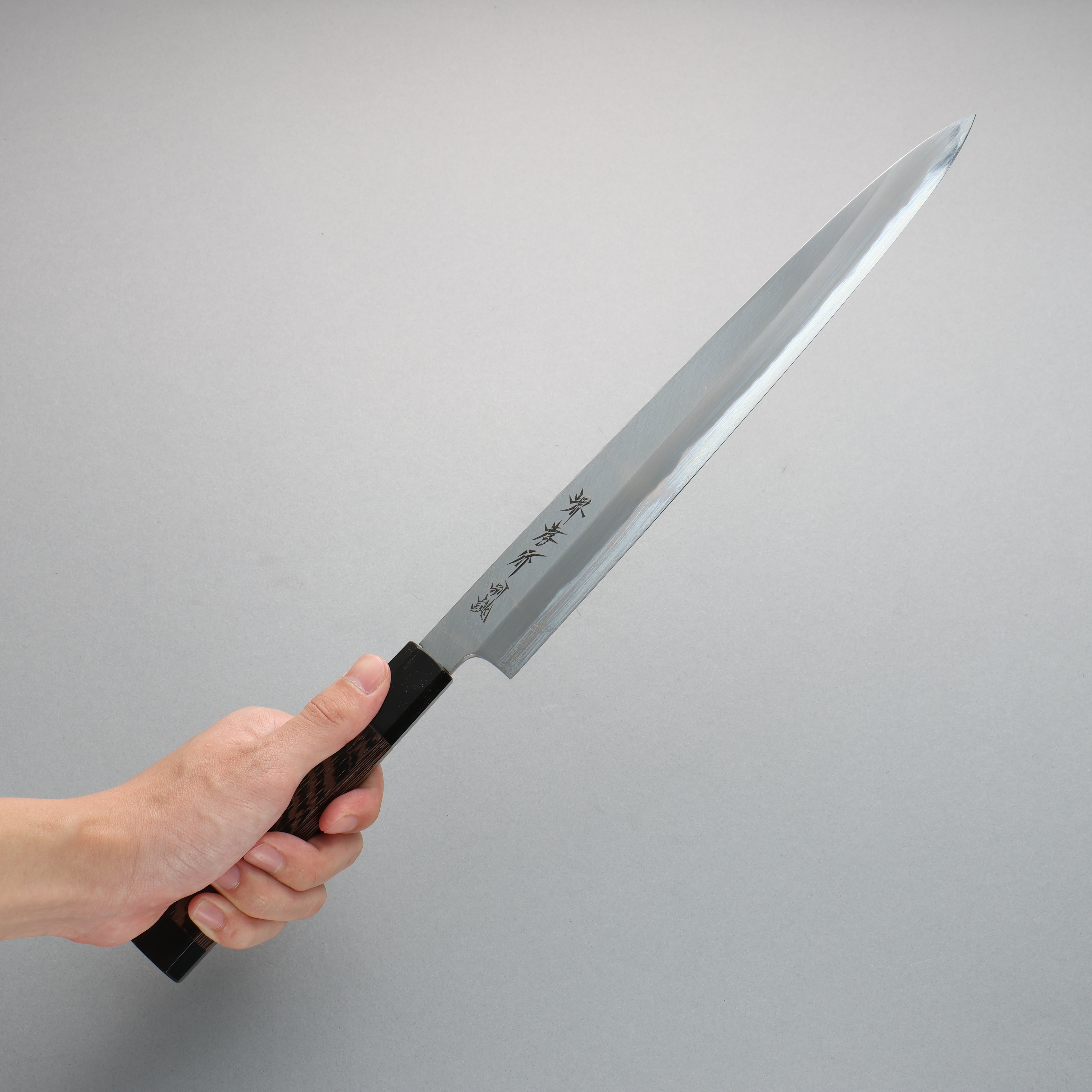 Sakai Takayuki Tokujyo White Steel No.2 Yanagiba Wenge with Double Wat