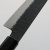 Shigeki Tanaka TEKKA Blue Steel No.2 Kurouchi Hammered(square) Kiritsuke Petty-Utility  150mm Walnut Handle - Japanny - Best Japanese Knife