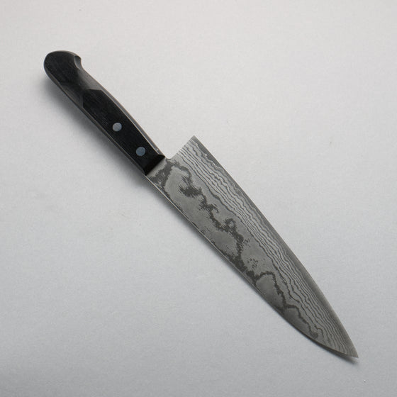 Shigeki Tanaka VG10 17 Layer Damascus Gyuto  210mm Black Pakka wood Handle - Japanny - Best Japanese Knife