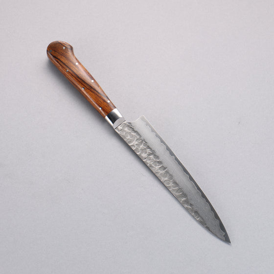 Sakai Takayuki VG10 33 Layer Damascus Petty-Utility  150mm Desert Ironwood(Sugihara model) Handle - Japanny - Best Japanese Knife