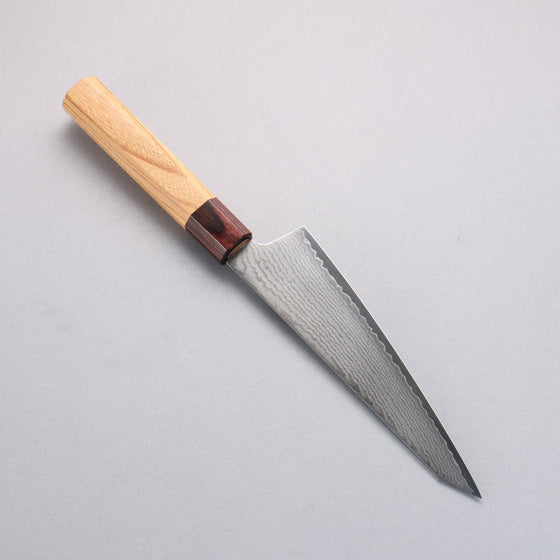 Sakai Takayuki VG10 33 Layer Damascus Sabaki 180mm Keyaki (Japanese Elm) Handle - Japanny - Best Japanese Knife