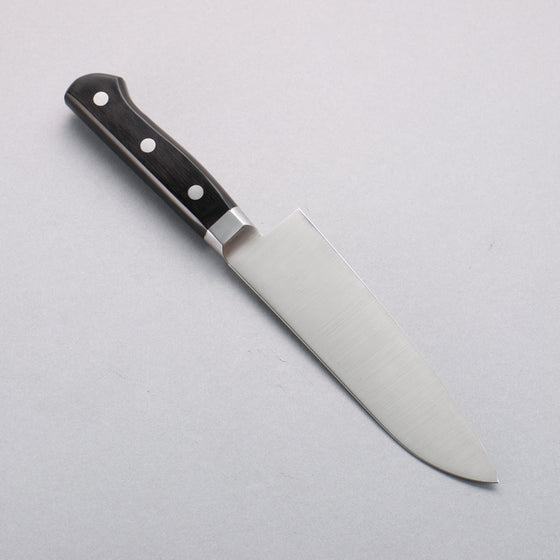 Seisuke Stainless Steel Small Santoku  150mm Black Pakka wood Handle - Japanny - Best Japanese Knife