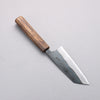 Oul Blue Steel No.2 Black Finished Small Bunka  125mm Oak Handle - Japanny - Best Japanese Knife