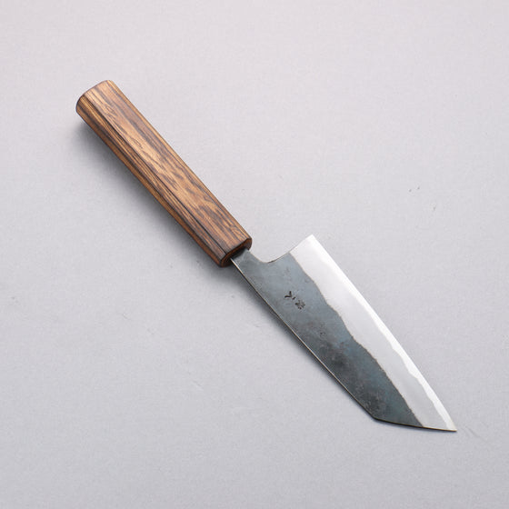 Oul Blue Steel No.2 Black Finished Small Bunka  125mm Oak Handle - Japanny - Best Japanese Knife