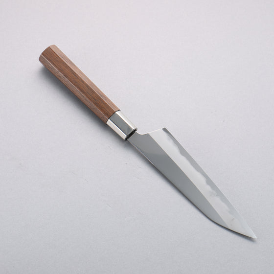 Kurotori Silver Steel No.3 Migaki Finished Petty-Utility  150mm Walnut Handle - Japanny - Best Japanese Knife