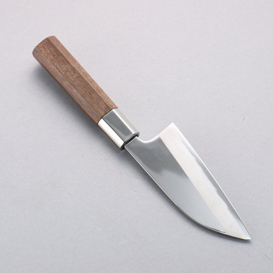 Kurotori Silver Steel No.3 Migaki Finished Deba  120mm Walnut Handle - Japanny - Best Japanese Knife