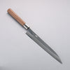 Kurotori Silver Steel No.3 Migaki Finished Sujihiki  240mm Walnut Handle - Japanny - Best Japanese Knife